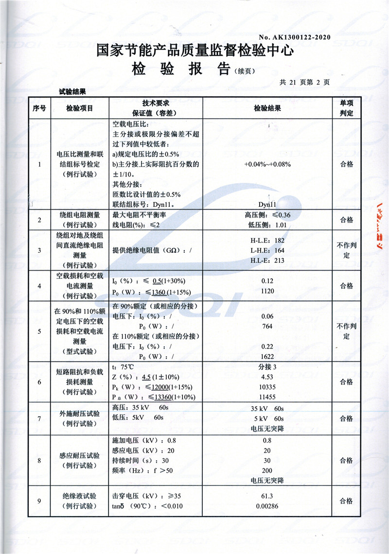 高低压试验报告-S11-1250紫云紫云紫云油浸式变压器-2.jpg